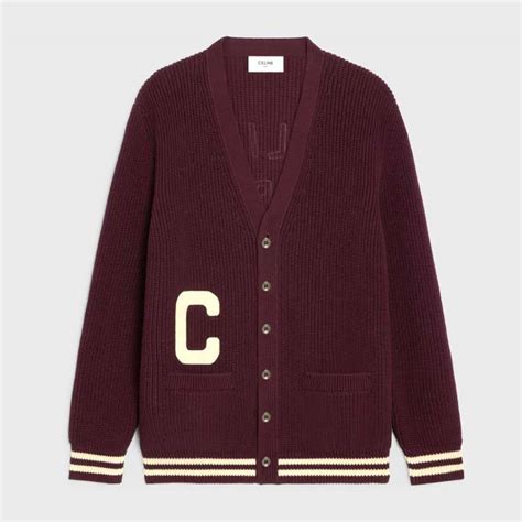 CELINE COLLEGE CARDIGAN IN COTTON